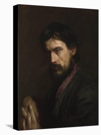 The Veteran (Portrait of George Reynolds), c.1885-Thomas Cowperthwait Eakins-Stretched Canvas