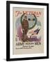 The Veteran: the U.S. Army Builds Men-null-Framed Giclee Print