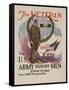 The Veteran: the U.S. Army Builds Men-null-Framed Stretched Canvas