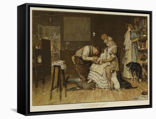 The Veterinary's Shop-Robert Walker Macbeth-Framed Stretched Canvas