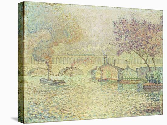 The Viaduct at Auteuil, C.1900-Paul Signac-Stretched Canvas