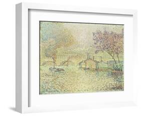 The Viaduct at Auteuil, C.1900-Paul Signac-Framed Giclee Print