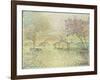 The Viaduct at Auteuil, C.1900-Paul Signac-Framed Giclee Print