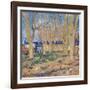 The Viaduct in Arles. the Blue Train, 1888-Vincent van Gogh-Framed Giclee Print