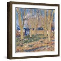 The Viaduct in Arles. the Blue Train, 1888-Vincent van Gogh-Framed Giclee Print