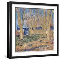 The Viaduct in Arles. the Blue Train, 1888-Vincent van Gogh-Framed Giclee Print