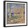 The Viaduct in Arles. the Blue Train, 1888-Vincent van Gogh-Framed Giclee Print