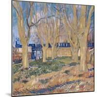 The Viaduct in Arles. the Blue Train, 1888-Vincent van Gogh-Mounted Giclee Print