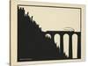 The viaduct, plate 37 from A Book of Images, introduced by W B Yeats, 1898-William Thomas Horton-Stretched Canvas
