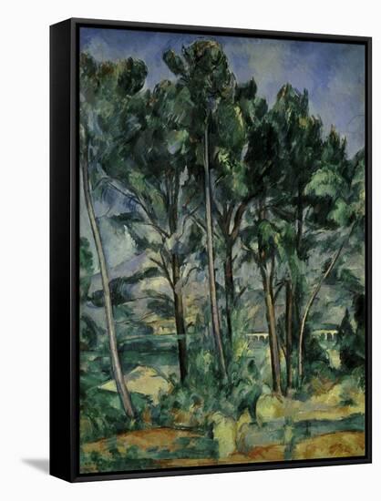 The Viaduct-Paul Cézanne-Framed Stretched Canvas