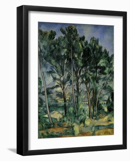 The Viaduct-Paul Cézanne-Framed Giclee Print