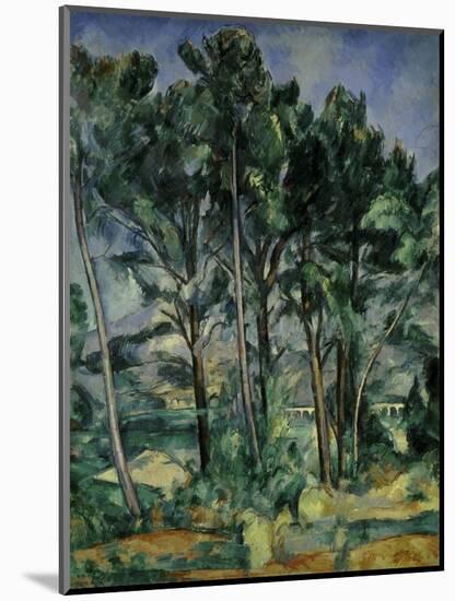 The Viaduct-Paul Cézanne-Mounted Giclee Print