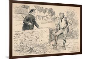 'The Vicar', 1909-Charles Edmund Brock-Framed Giclee Print