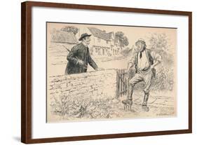 'The Vicar', 1909-Charles Edmund Brock-Framed Giclee Print