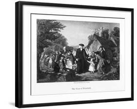 The Vicar of Wakefield, C1850-William Powell Frith-Framed Giclee Print