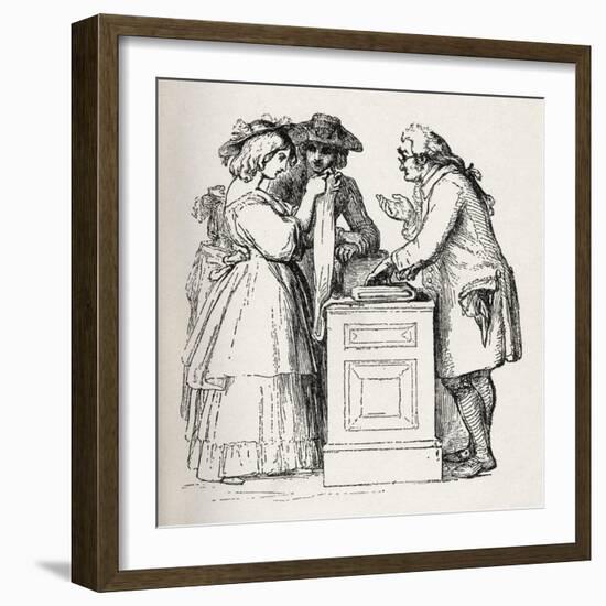 'The Vicar of Wakefield'-William Mulready-Framed Giclee Print