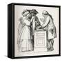 'The Vicar of Wakefield'-William Mulready-Framed Stretched Canvas