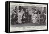 The Viceroy of India, Lord and Lady Curzon and the Vigeregal Staff-null-Framed Stretched Canvas