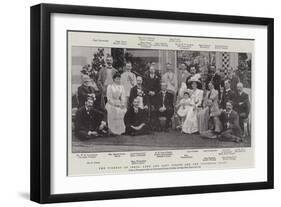The Viceroy of India, Lord and Lady Curzon and the Vigeregal Staff-null-Framed Giclee Print