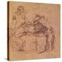 The Vices of the Prodigal Son-Rembrandt van Rijn-Stretched Canvas