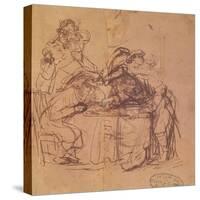 The Vices of the Prodigal Son-Rembrandt van Rijn-Stretched Canvas