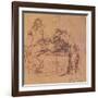 The Vices of the Prodigal Son-Rembrandt van Rijn-Framed Giclee Print