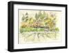 The Vicinity of Scenery in Sagano Rakushi-Sha, Autumn in Kyoto-Kenji Fujimura-Framed Art Print