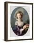 The Vicomtesse De Vaudreuil, 1785-Elisabeth Louise Vigee-LeBrun-Framed Giclee Print