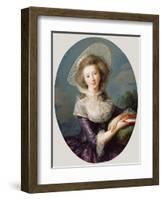 The Vicomtesse De Vaudreuil, 1785-Elisabeth Louise Vigee-LeBrun-Framed Giclee Print