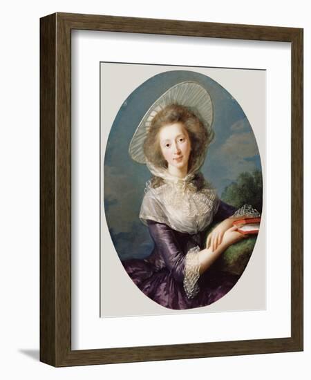 The Vicomtesse De Vaudreuil, 1785-Elisabeth Louise Vigee-LeBrun-Framed Giclee Print