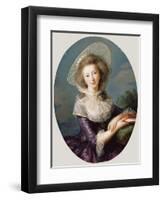 The Vicomtesse De Vaudreuil, 1785-Elisabeth Louise Vigee-LeBrun-Framed Giclee Print