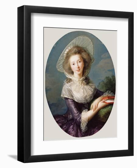 The Vicomtesse De Vaudreuil, 1785-Elisabeth Louise Vigee-LeBrun-Framed Giclee Print