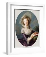 The Vicomtesse De Vaudreuil, 1785-Elisabeth Louise Vigee-LeBrun-Framed Giclee Print