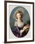 The Vicomtesse De Vaudreuil, 1785-Elisabeth Louise Vigee-LeBrun-Framed Giclee Print