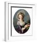 The Vicomtesse de Vaudreuil-Elisabeth Louise Vigee Le Brun-Framed Art Print