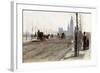 The Victoria Embankment, London, 1875-Giuseppe De Nittis-Framed Giclee Print