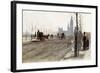 The Victoria Embankment, London, 1875-Giuseppe De Nittis-Framed Giclee Print