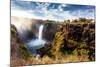 The Victoria Falls is the Largest Curtain of Water in the World (1708 Meters Wide). the Falls and T-Artush-Mounted Photographic Print
