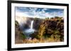 The Victoria Falls is the Largest Curtain of Water in the World (1708 Meters Wide). the Falls and T-Artush-Framed Photographic Print