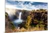 The Victoria Falls is the Largest Curtain of Water in the World (1708 Meters Wide). the Falls and T-Artush-Mounted Photographic Print