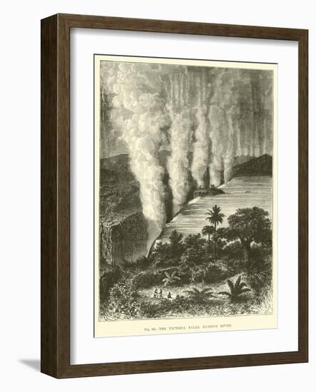 The Victoria Falls, Zambesi River-null-Framed Giclee Print