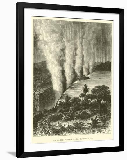 The Victoria Falls, Zambesi River-null-Framed Giclee Print