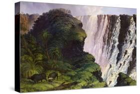 The Victoria Falls-Thomas Baines-Stretched Canvas