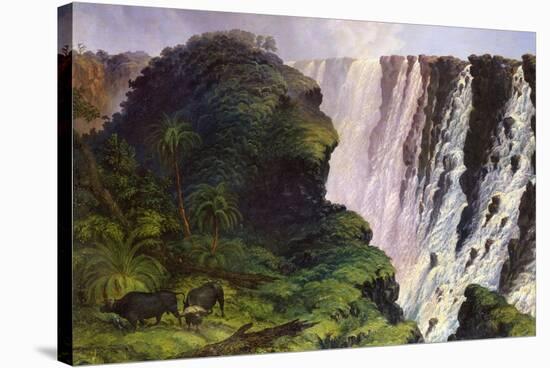 The Victoria Falls-Thomas Baines-Stretched Canvas