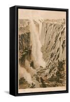 The Victoria Falls-Thomas Baines-Framed Stretched Canvas