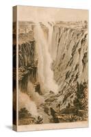 The Victoria Falls-Thomas Baines-Stretched Canvas