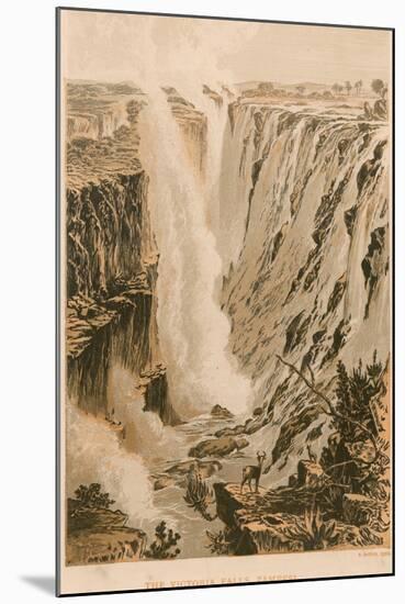 The Victoria Falls-Thomas Baines-Mounted Giclee Print