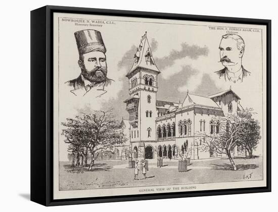 The Victoria Jubilee Technical Institute, Bombay-Edward Killingworth Johnson-Framed Stretched Canvas