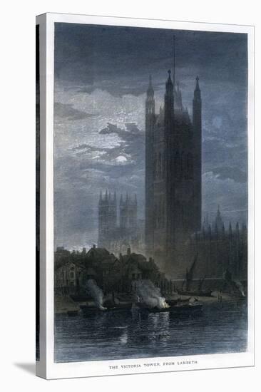 The Victoria Tower, from Lambeth-null-Stretched Canvas