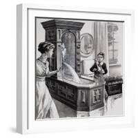 The Victorian Bath-Pat Nicolle-Framed Giclee Print